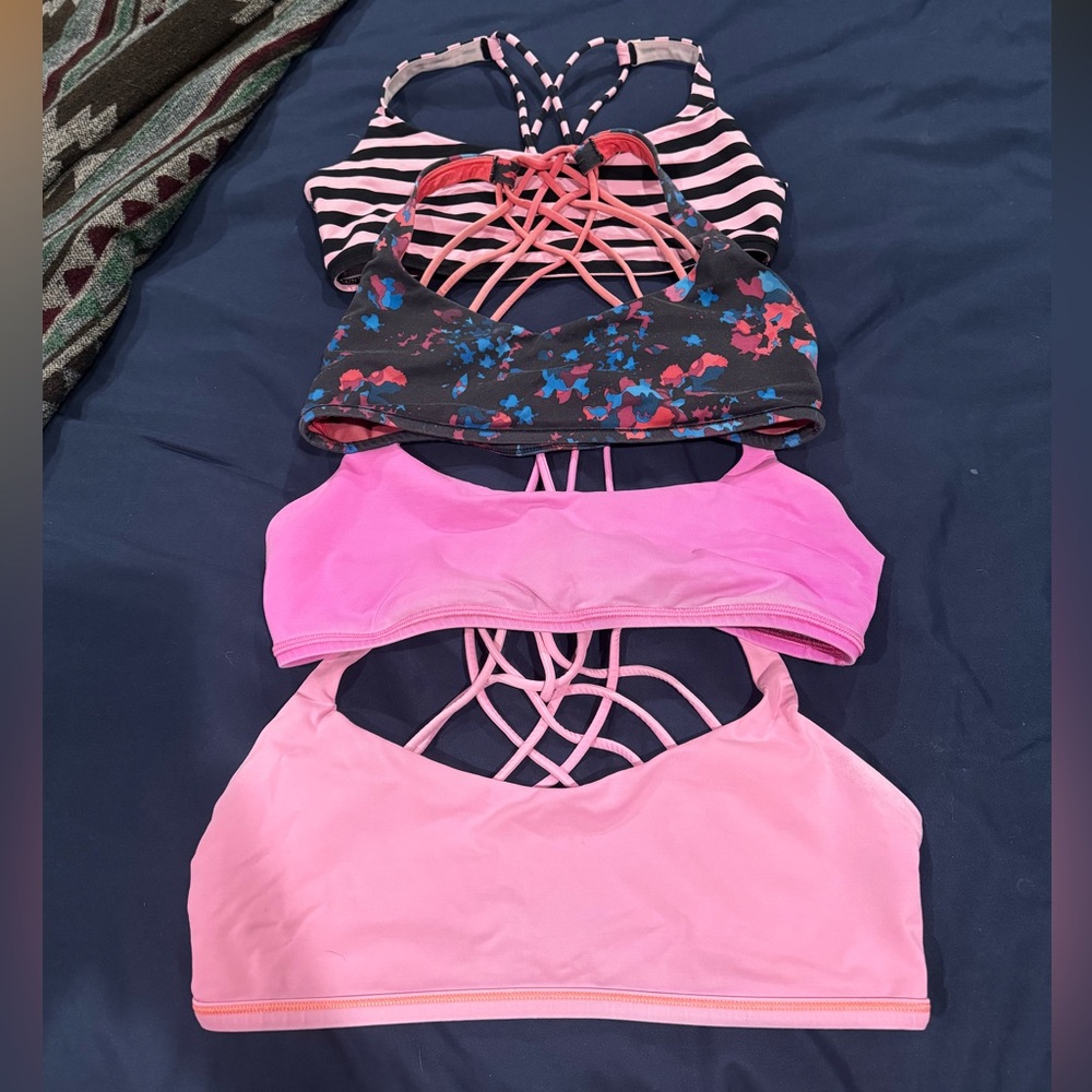 Lot of 5 lululemon free to be or free to be wild bras